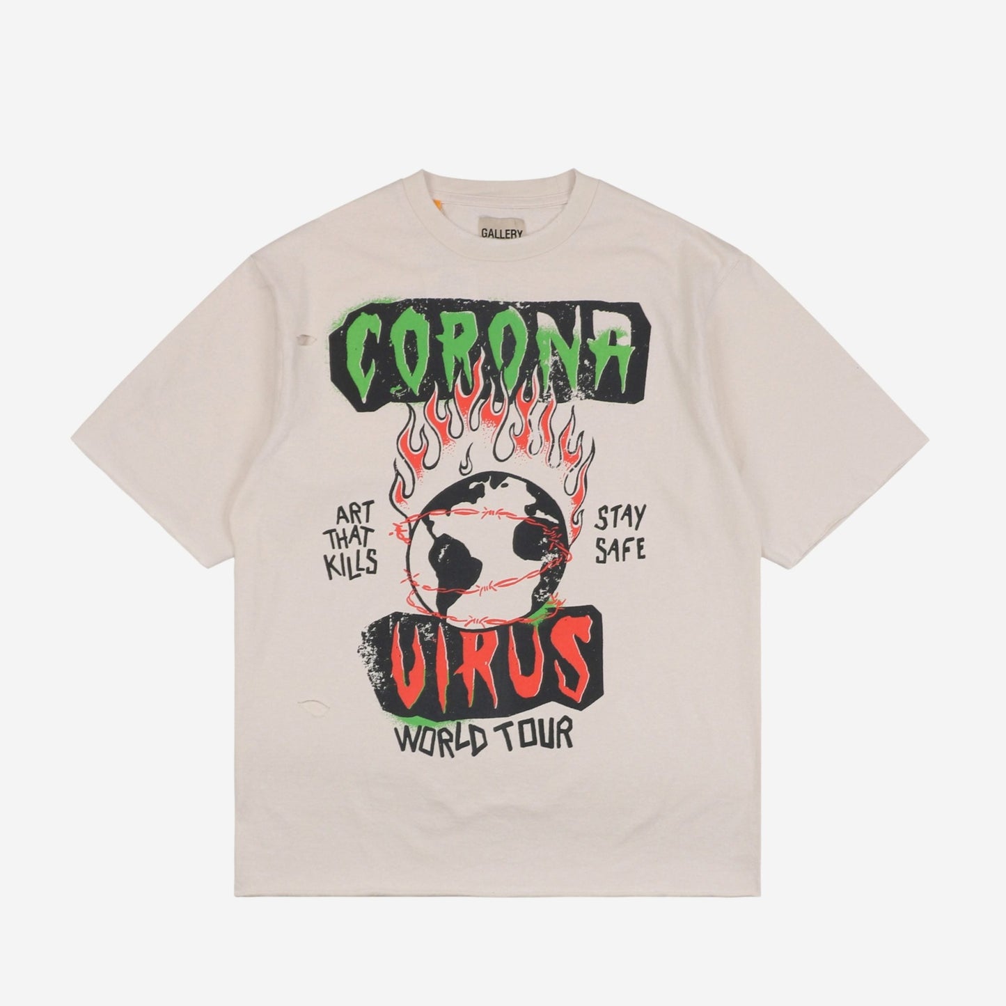 Gallery Dept Corona Virus Beige T-Shirt