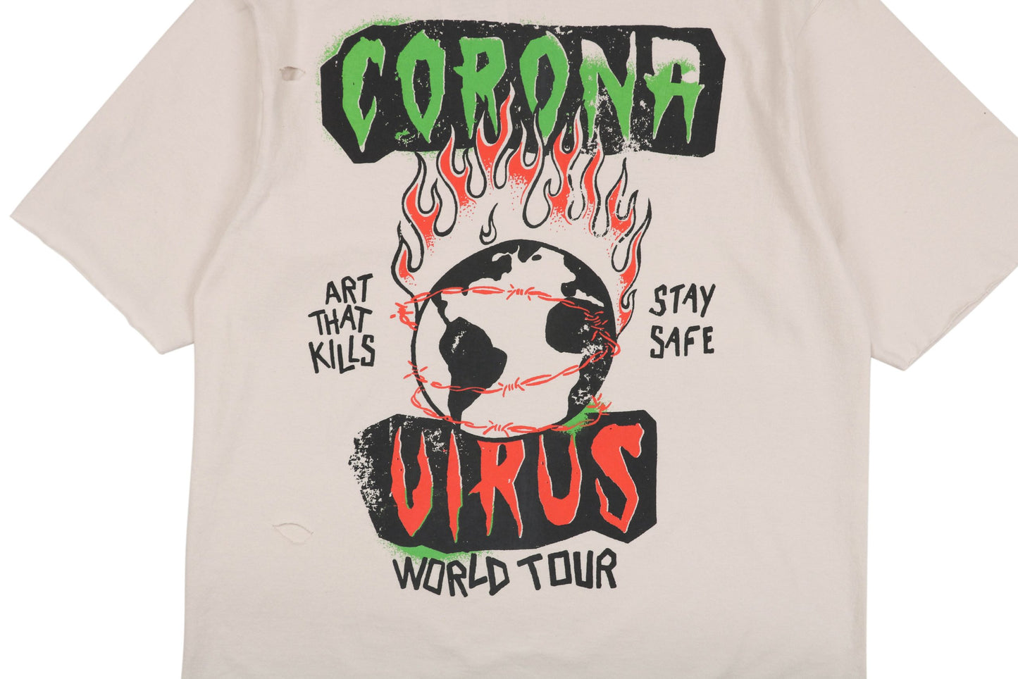 Gallery Dept Corona Virus Beige T-Shirt