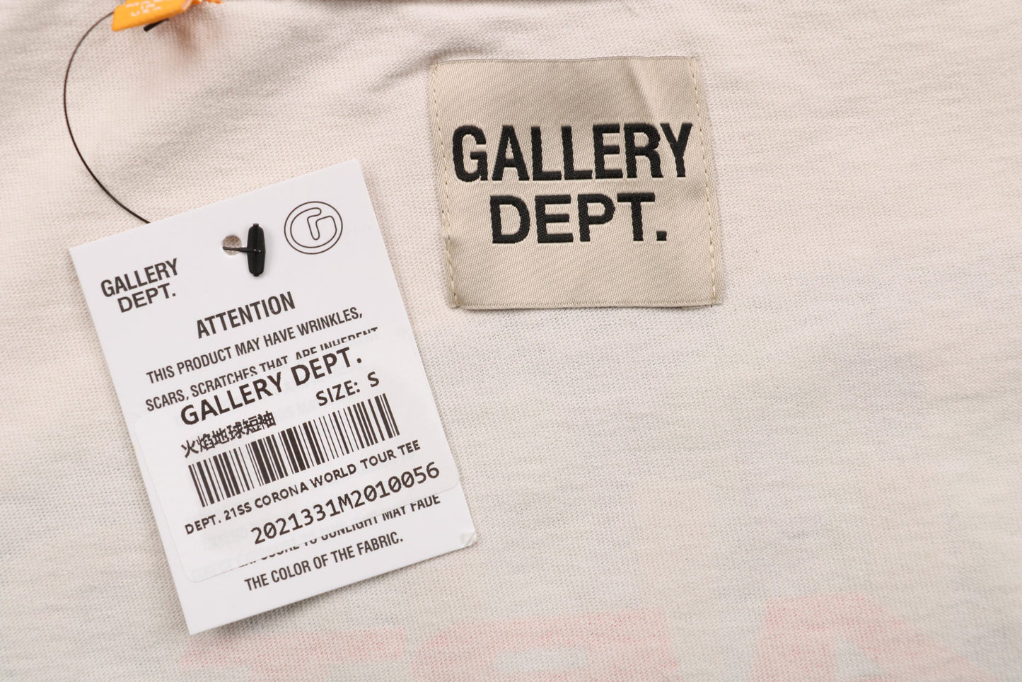Gallery Dept Corona Virus Beige T-Shirt