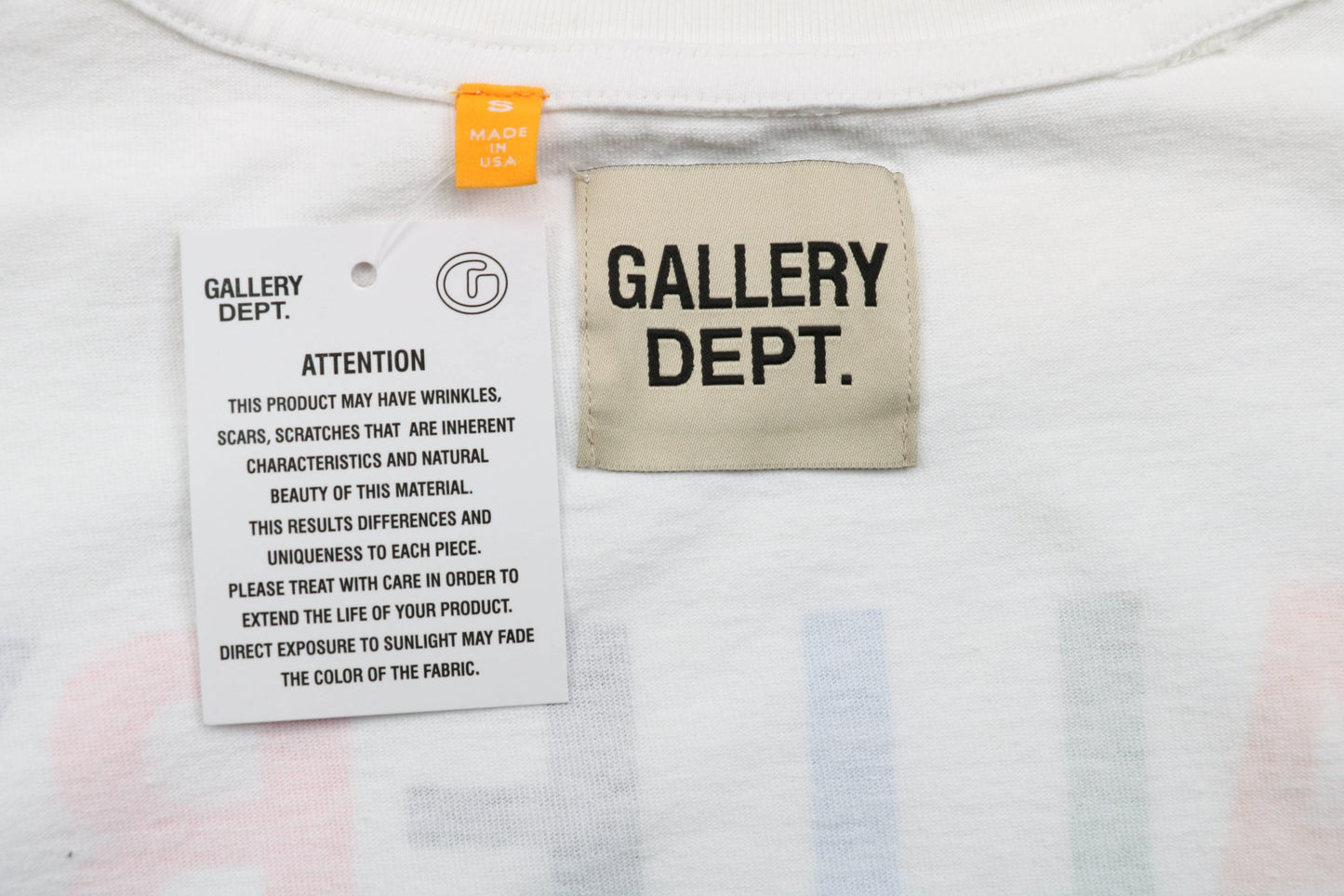Gallery Dept Rainbow Logo T-Shirt