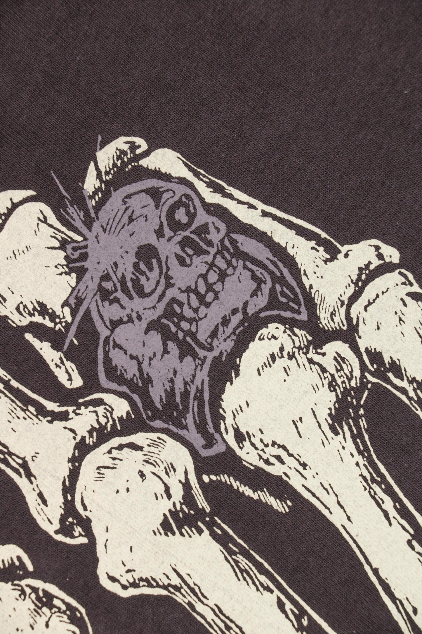 Gallery Dept Skeleton Fuck You Hand T-Shirt