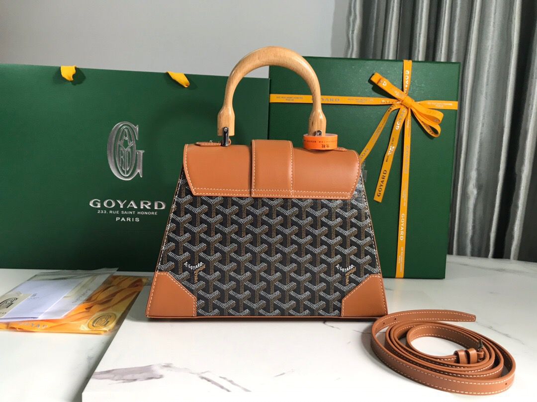 GYARD Saïgon Mini Trunk Bag Black Tan