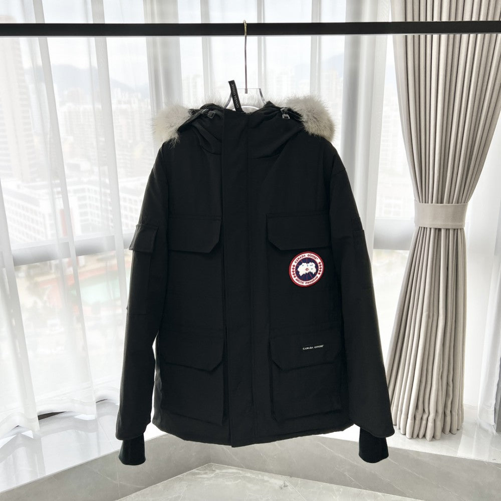 ThermaCore Faux Fur Jacket Black