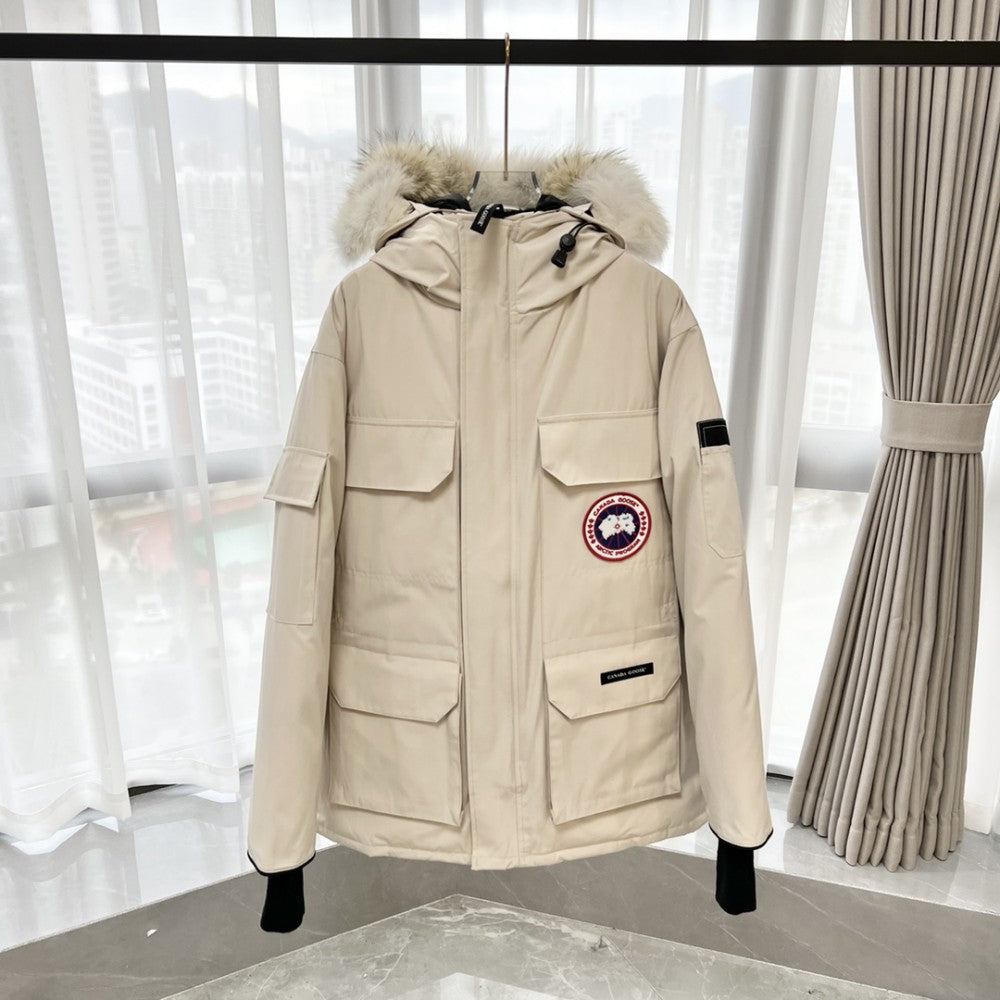 ThermaCore Faux Fur Jacket Beige