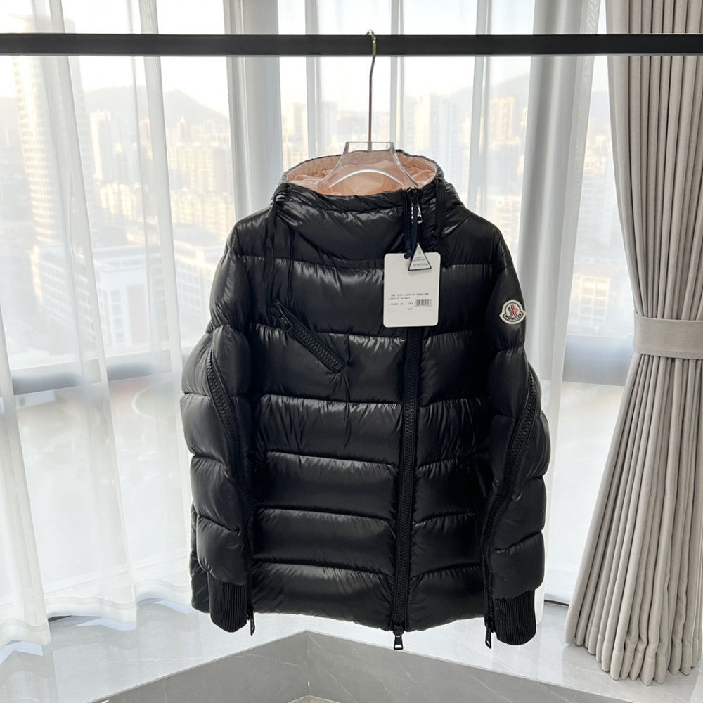Padded Shine Fit Zip Puffer Jacket