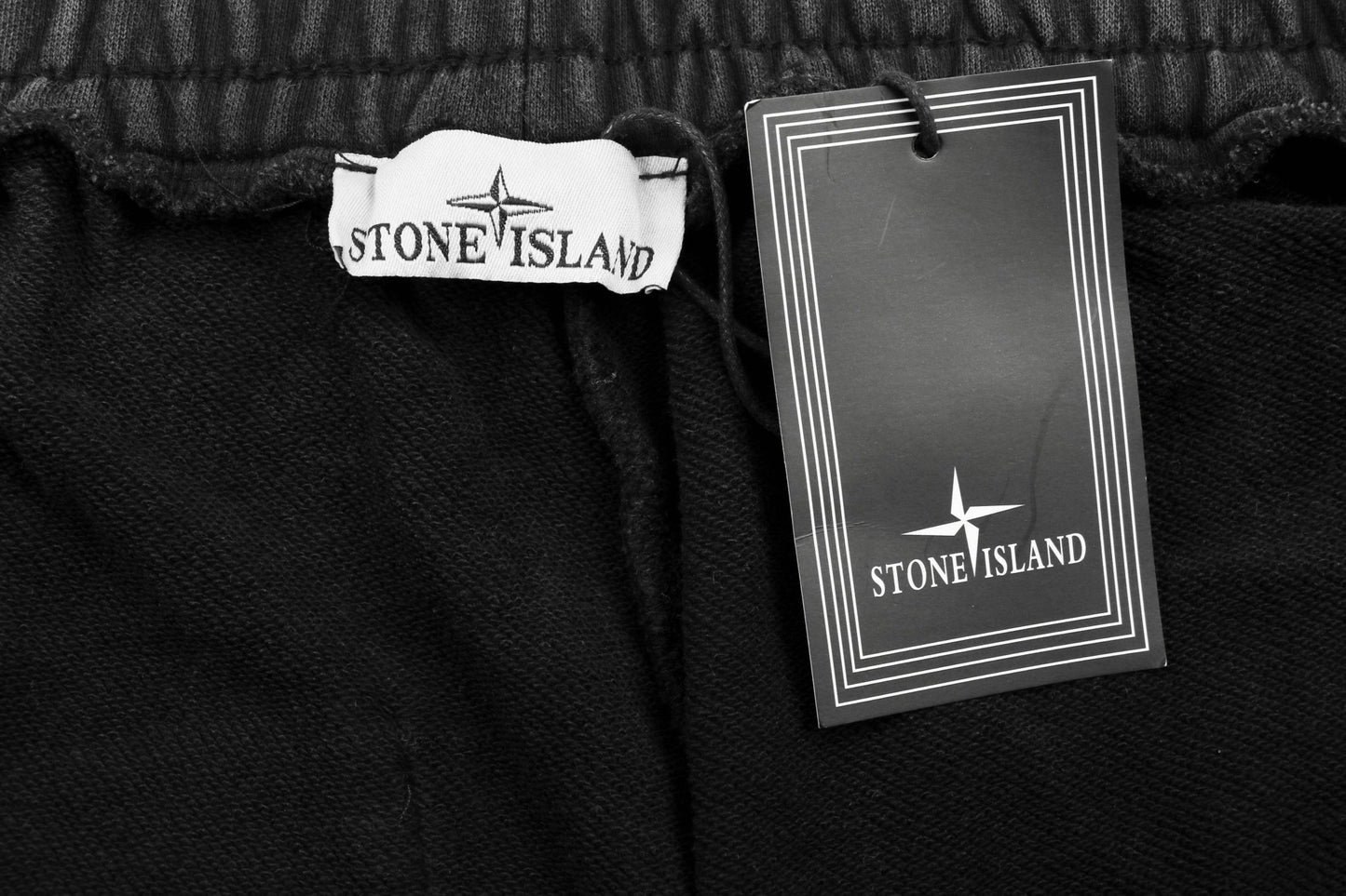 Stone Island Black Shorts 2