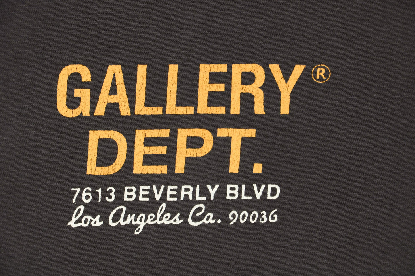 Gallery Dept Drive Thru Boxy T-Shirt Black