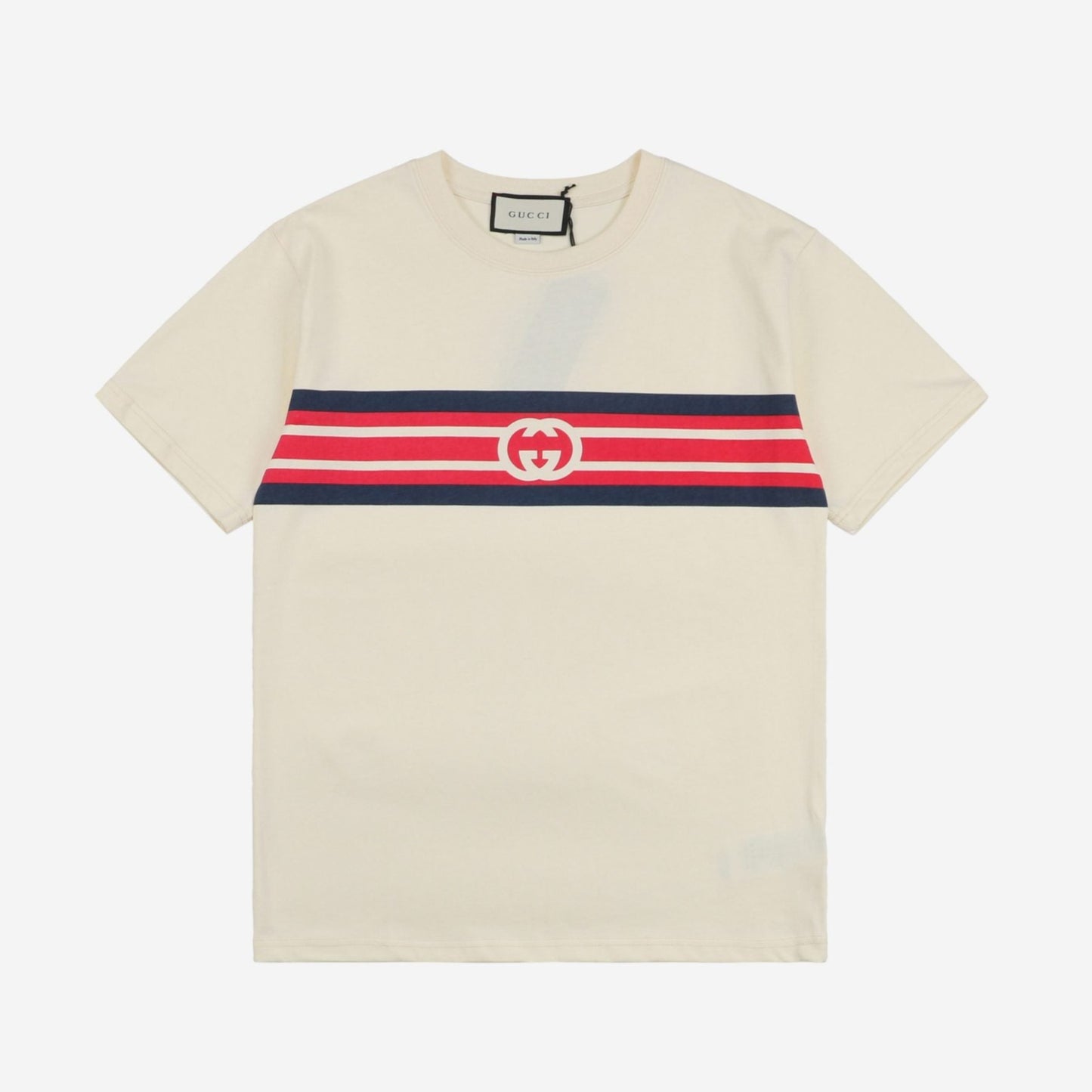 Interlocking Cotton T-Shirt Cream