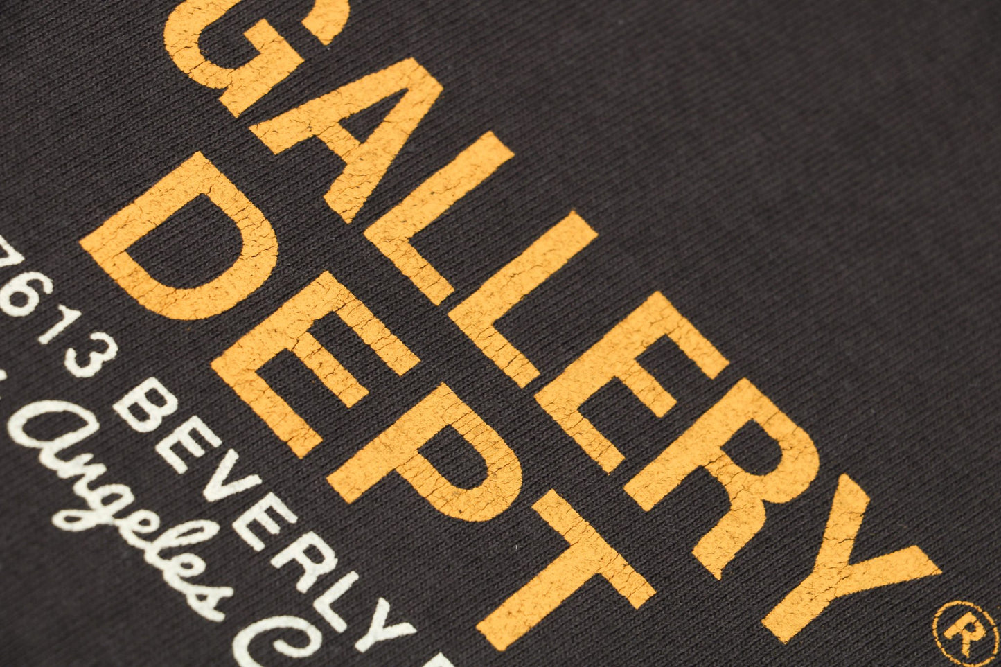 Gallery Dept Drive Thru Boxy T-Shirt Black