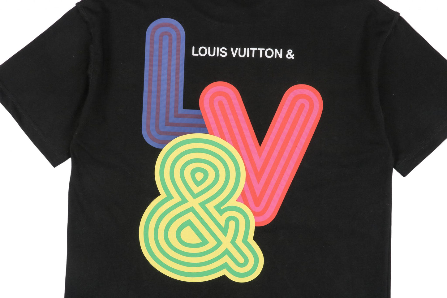 Multi-Coloured Black T-Shirt