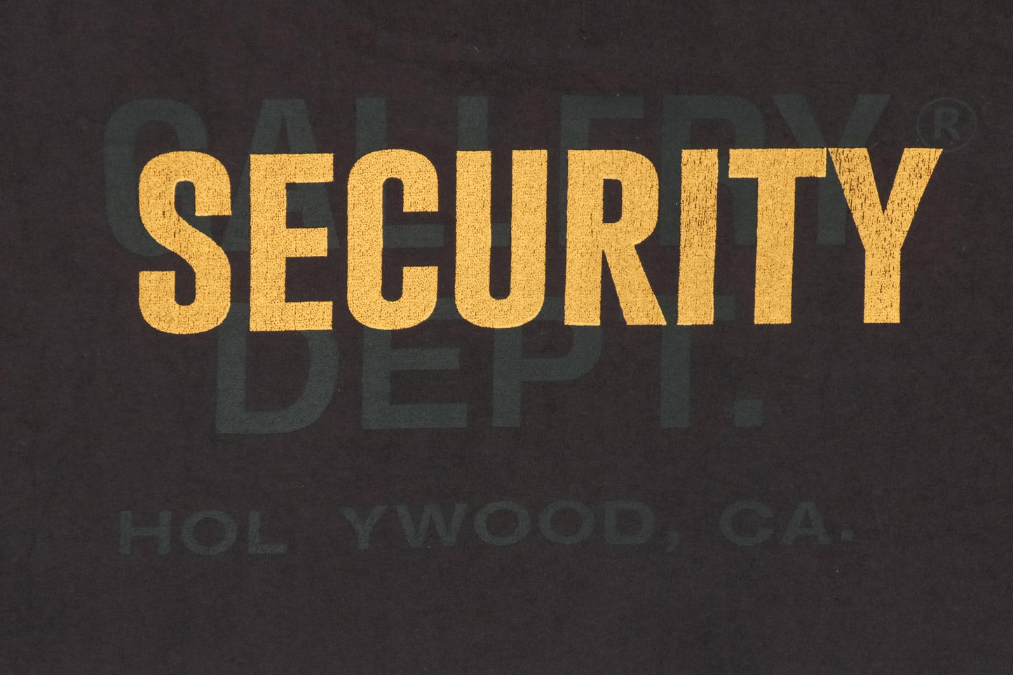 Gallery Dept Security Long Black Sweatshirt