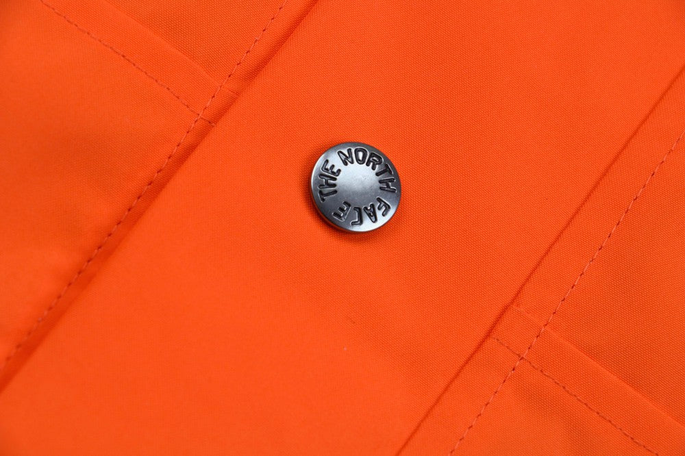 North Face Waterproof Jacket Orange