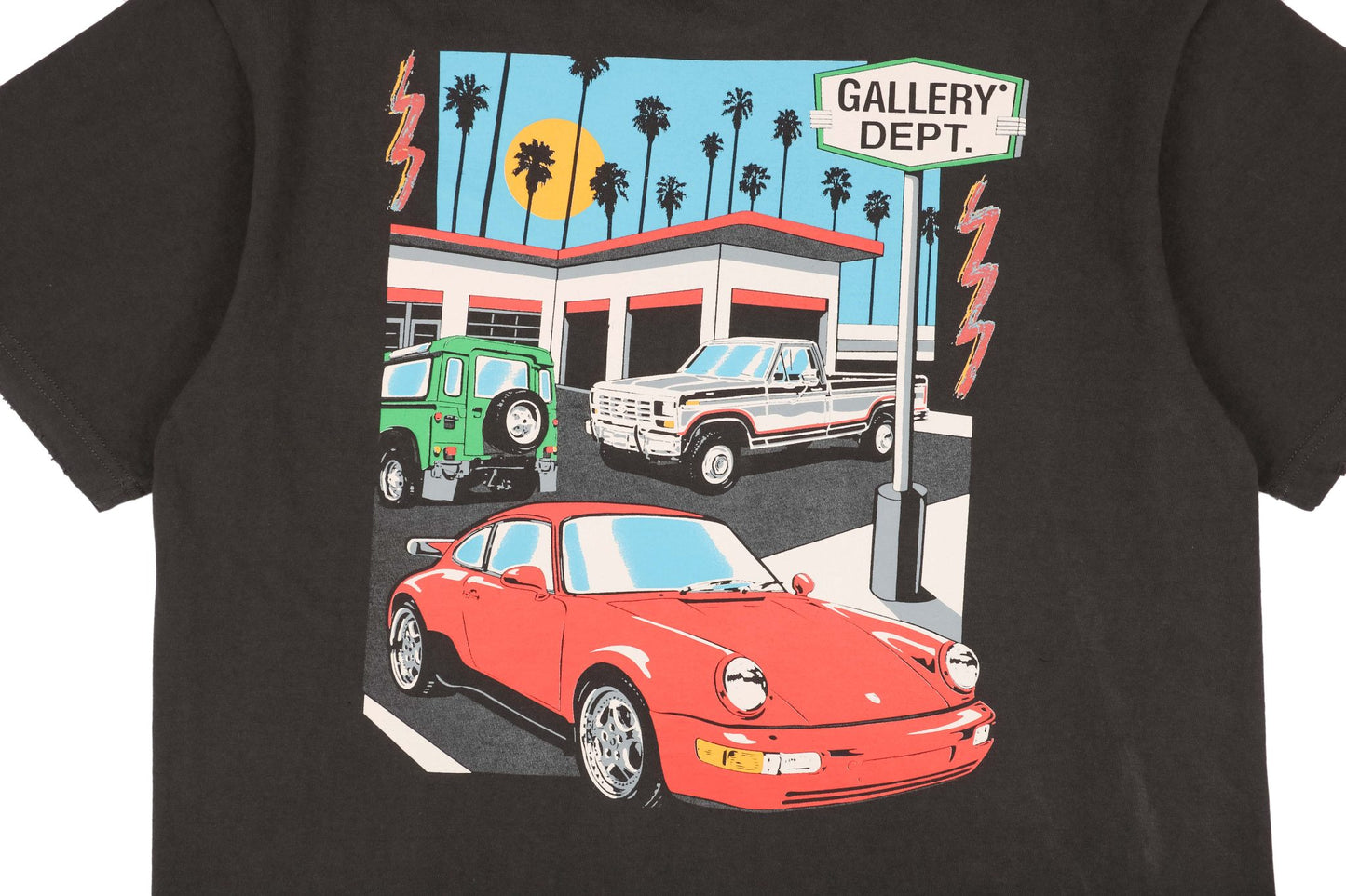 Gallery Dept Drive Thru Boxy T-Shirt Black