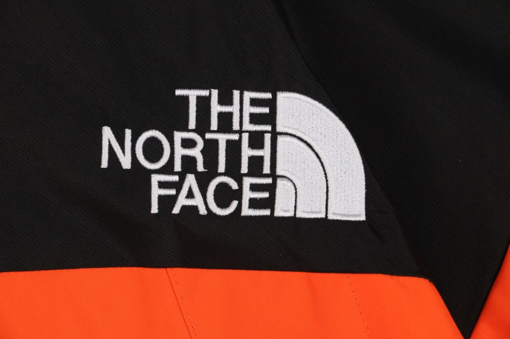 North Face Waterproof Jacket Orange