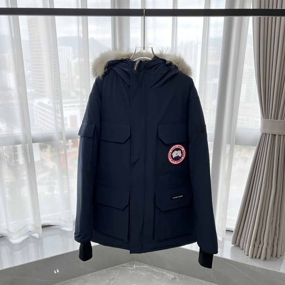 ThermaCore Faux Fur Jacket Navy