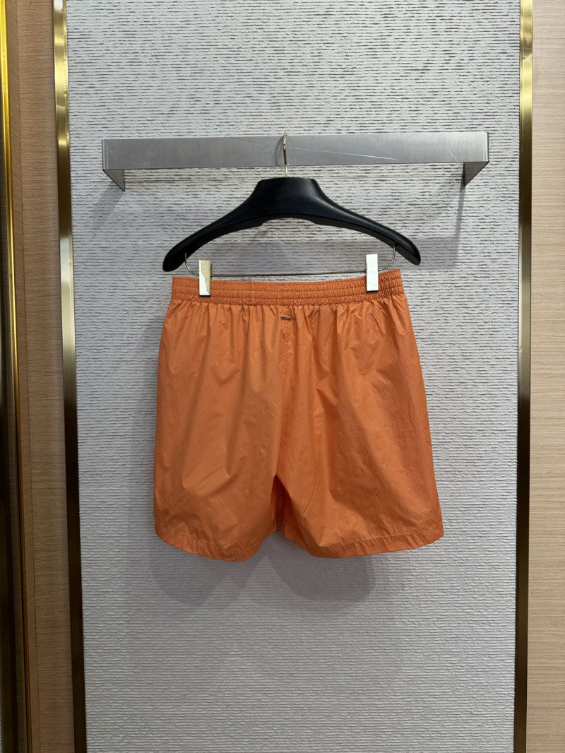 Jacquard Beach Shorts Orange