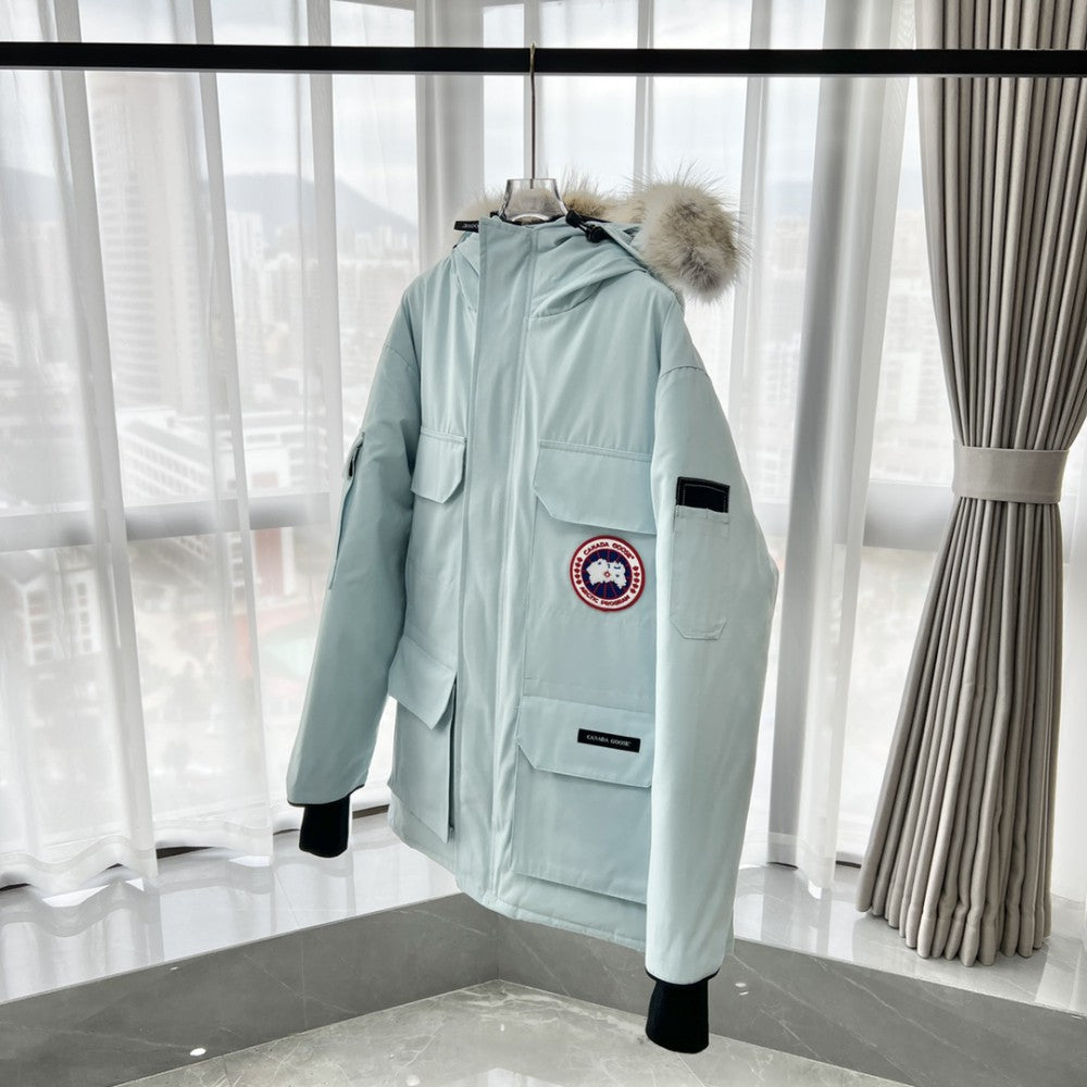 ThermaCore Faux Fur Jacket Blue