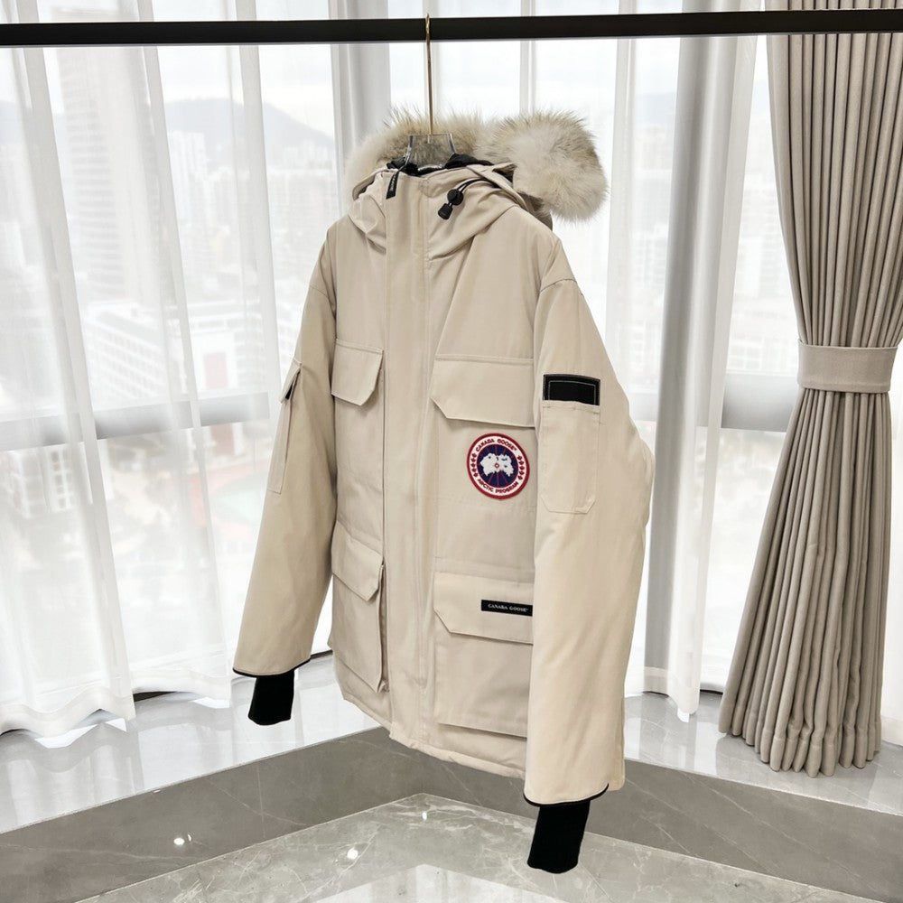 ThermaCore Faux Fur Jacket Beige