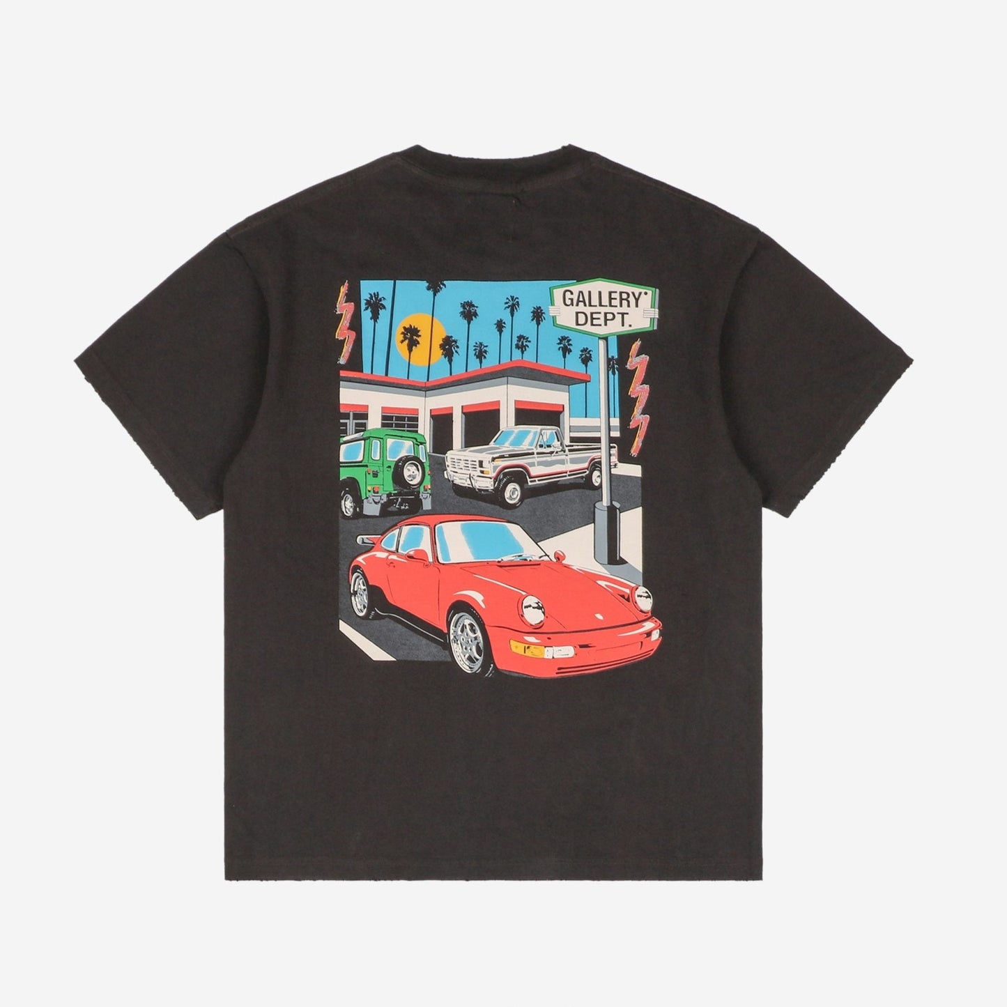 Gallery Dept Drive Thru Boxy T-Shirt Black