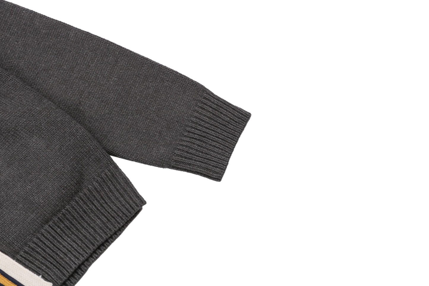 Gucc1 Cotton Jersey Cardigan Grey