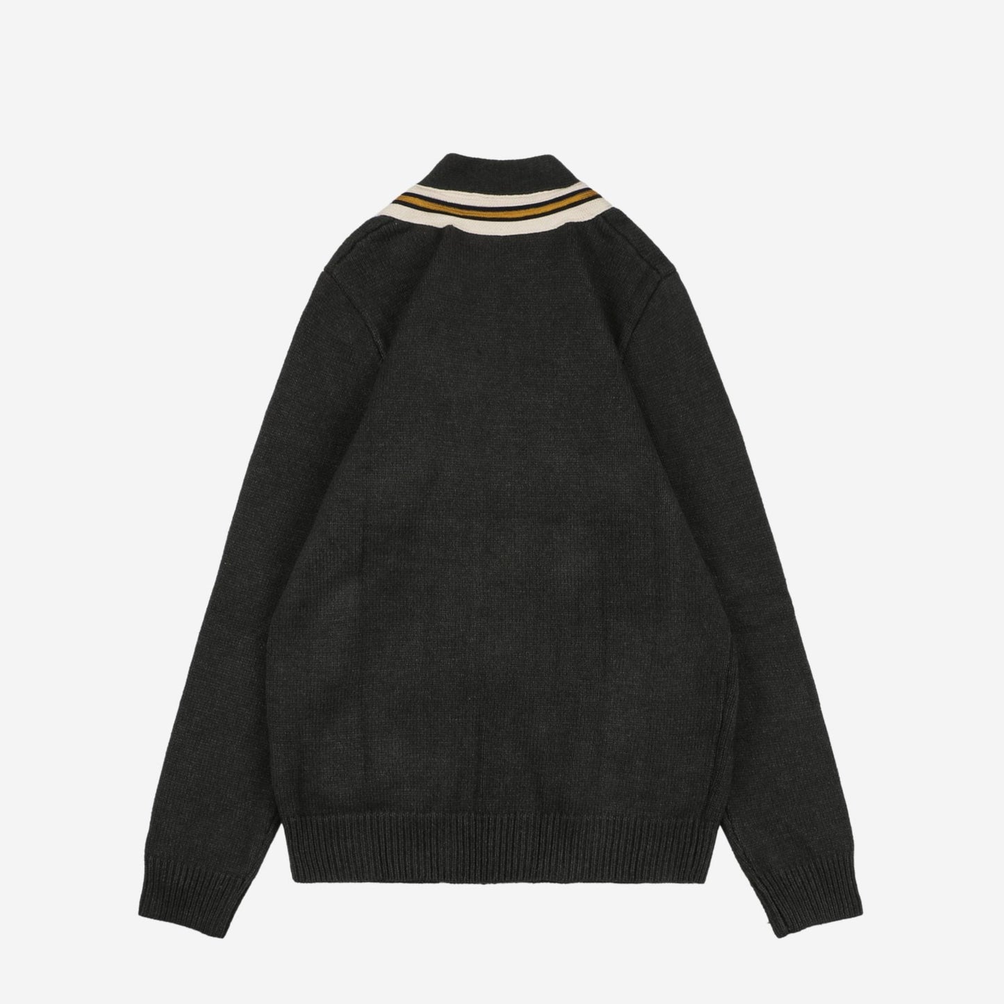 Cotton Jersey Cardigan Dark Grey