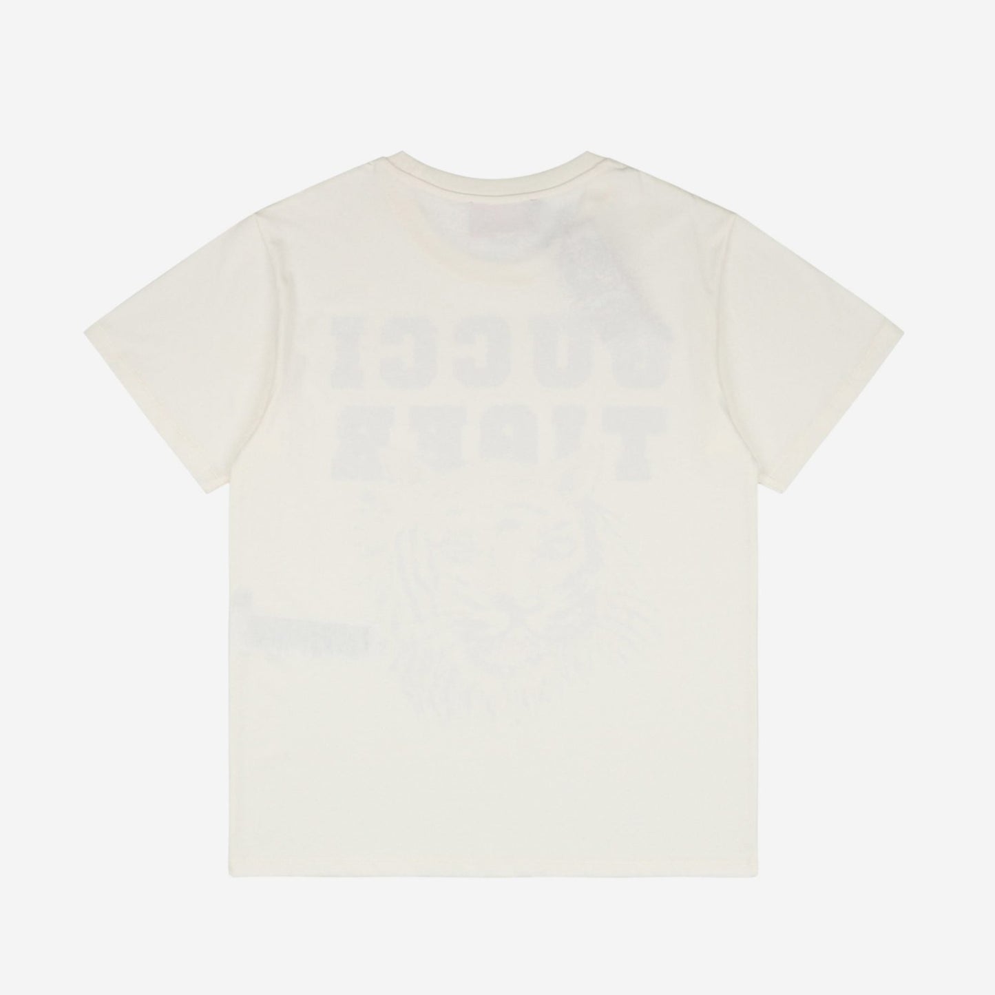 Tiger Print White T-Shirt