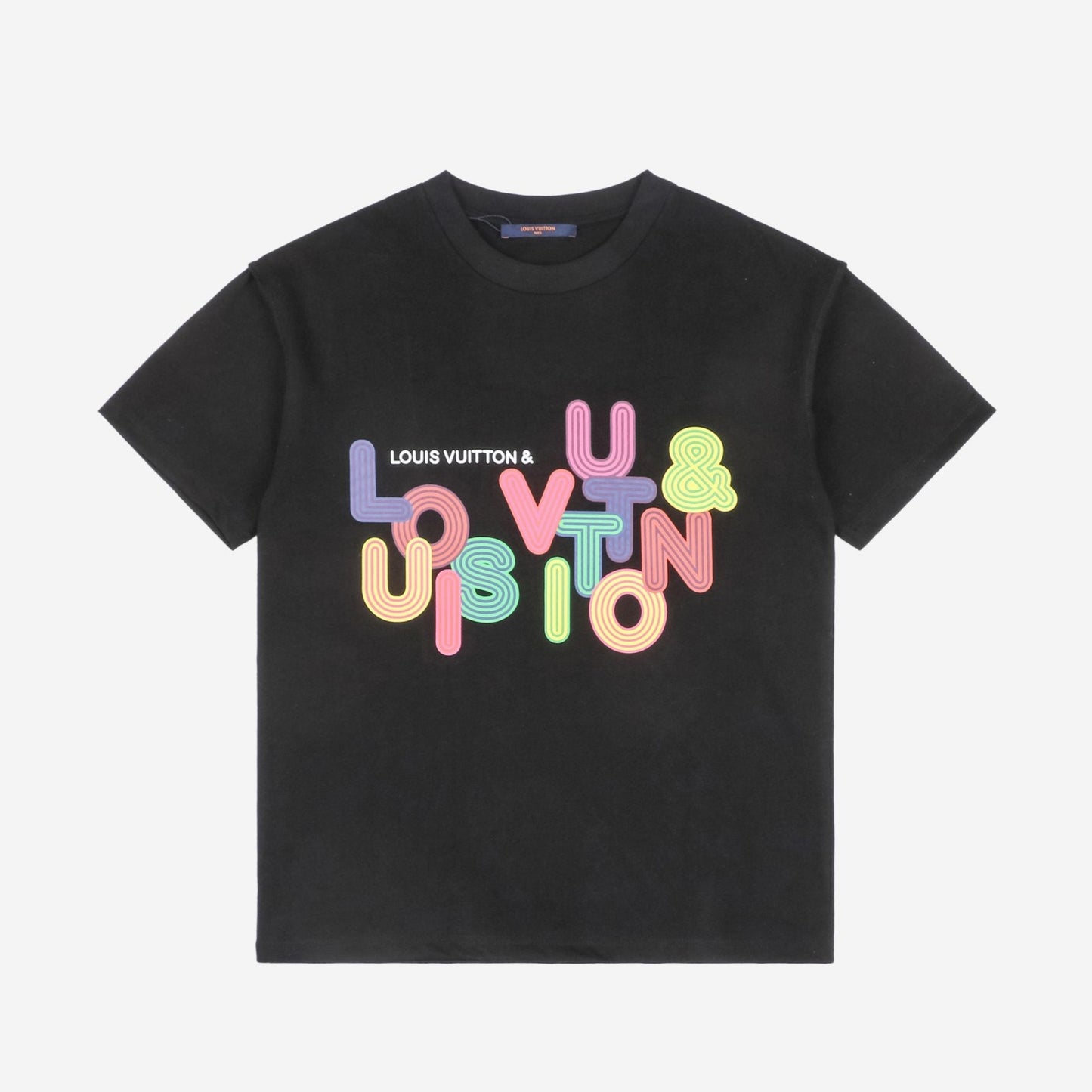 Multi-Coloured Black T-Shirt