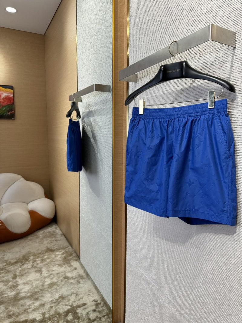Jacquard Beach Shorts Blue