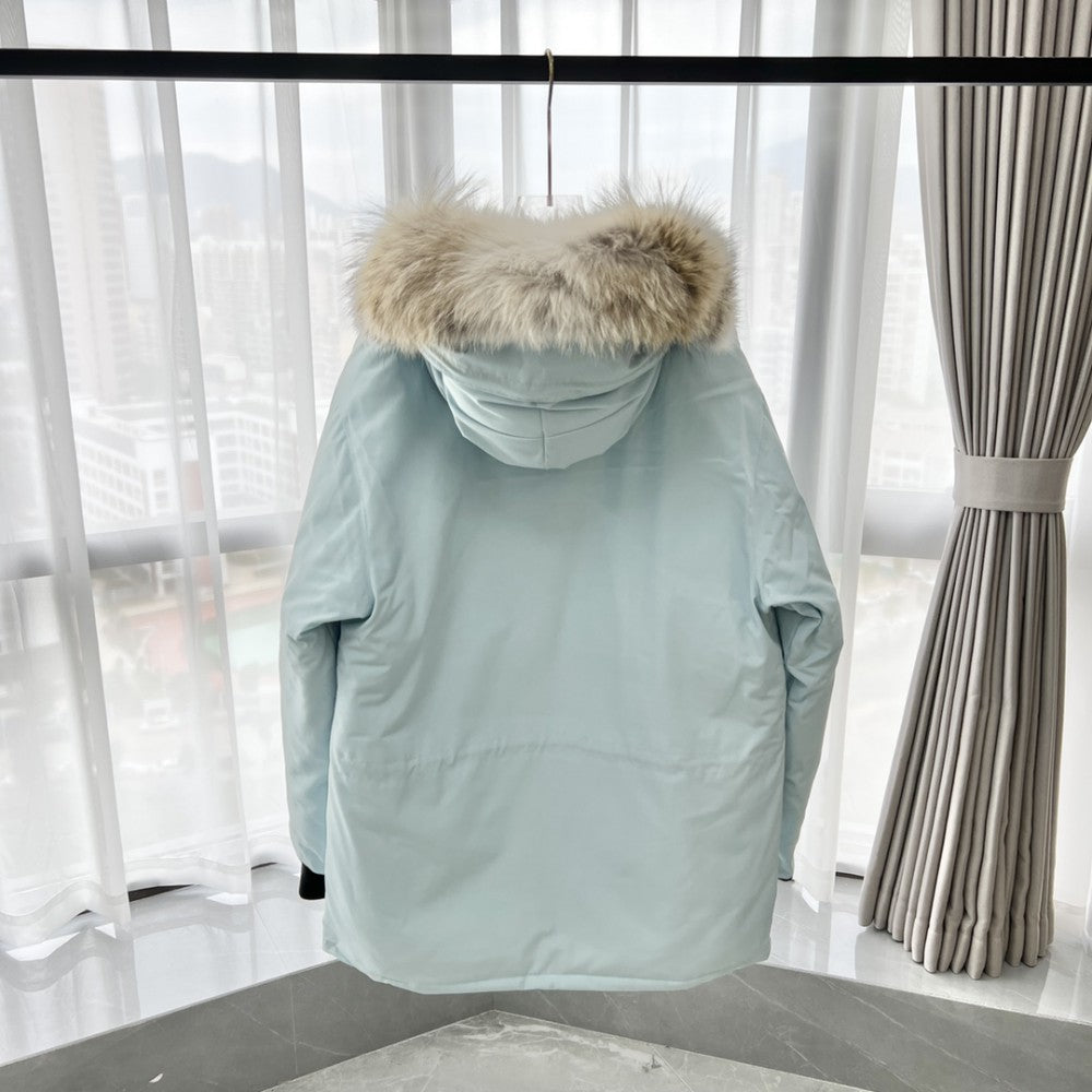 ThermaCore Faux Fur Jacket Blue