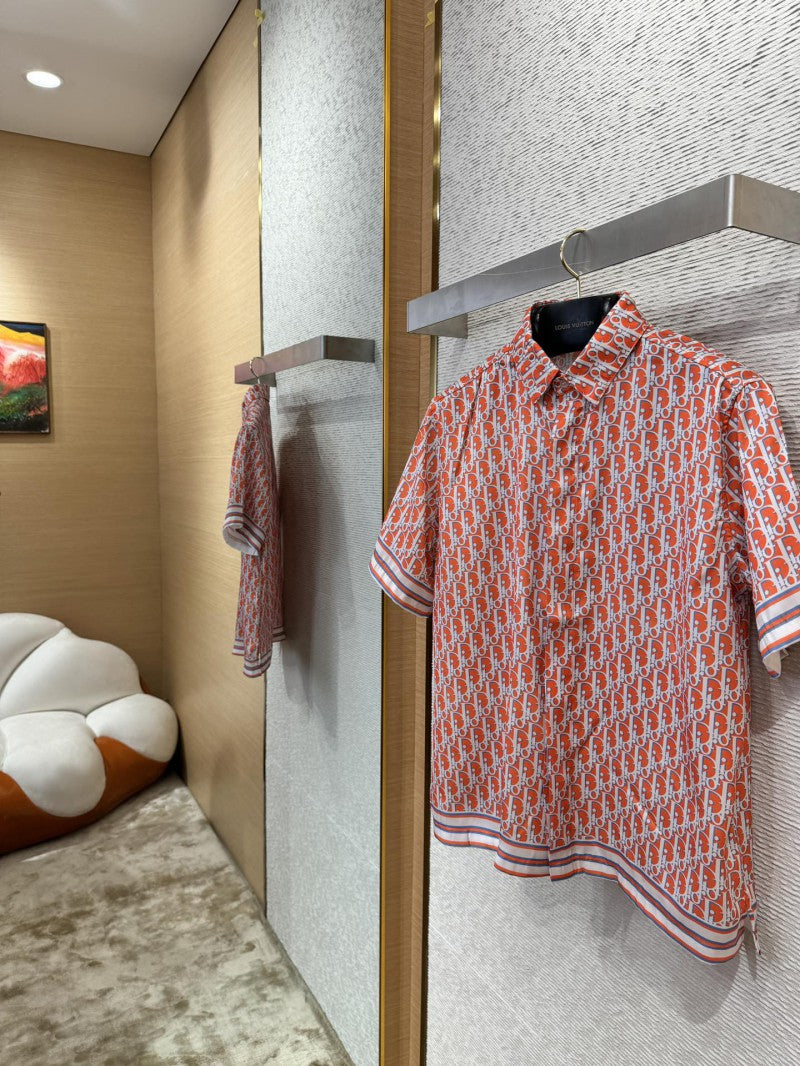 Silk Shirt Red
