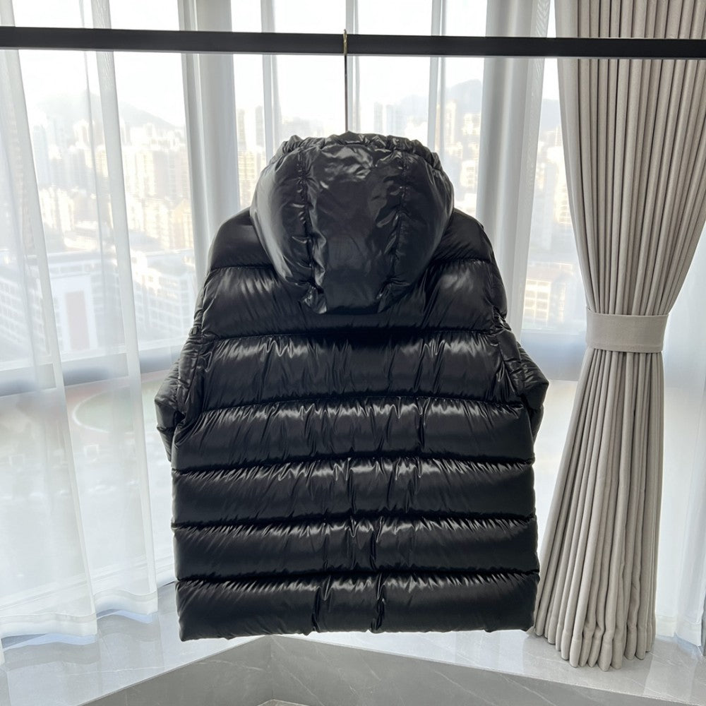 Padded Shine Fit Zip Puffer Jacket