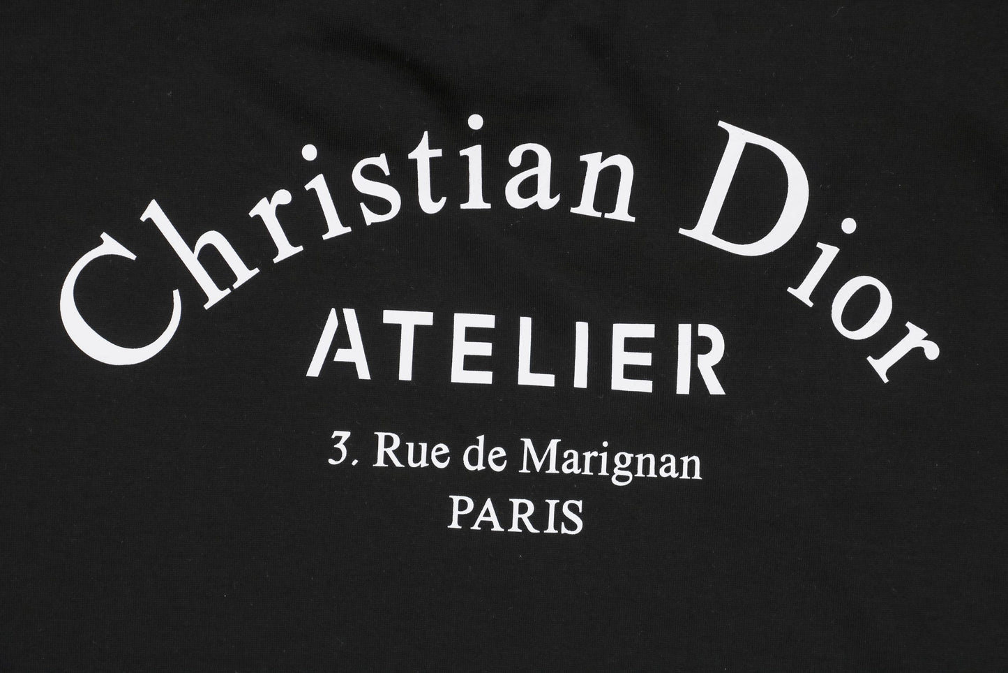 Black T-Shirt, White Logo
