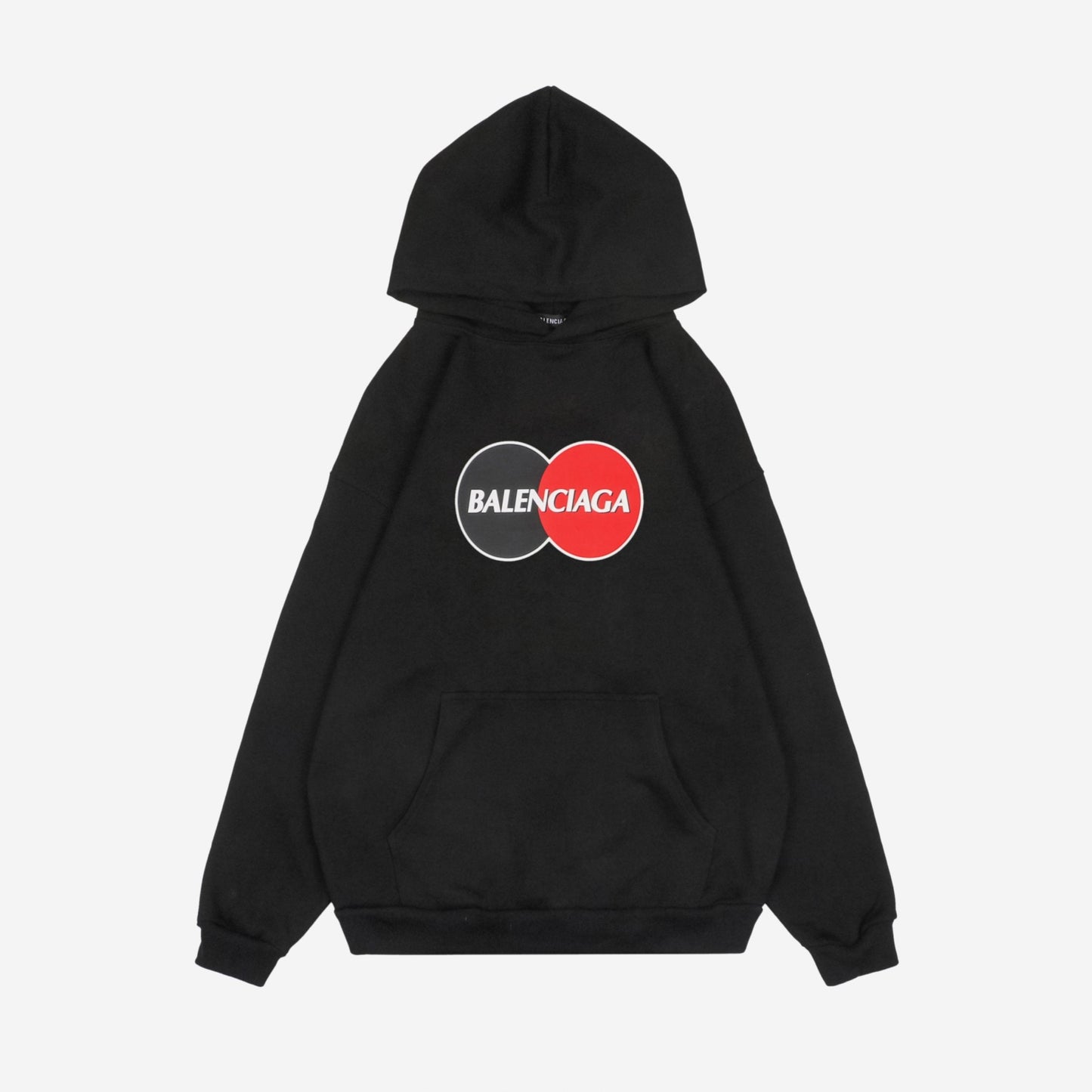 Balenci Contrasting Circle Logo Hoodie
