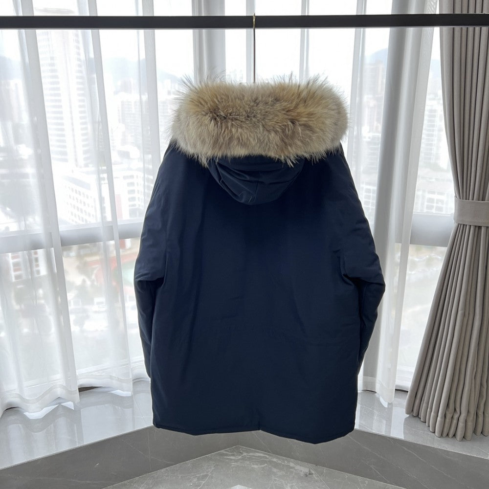 ThermaCore Faux Fur Jacket Navy