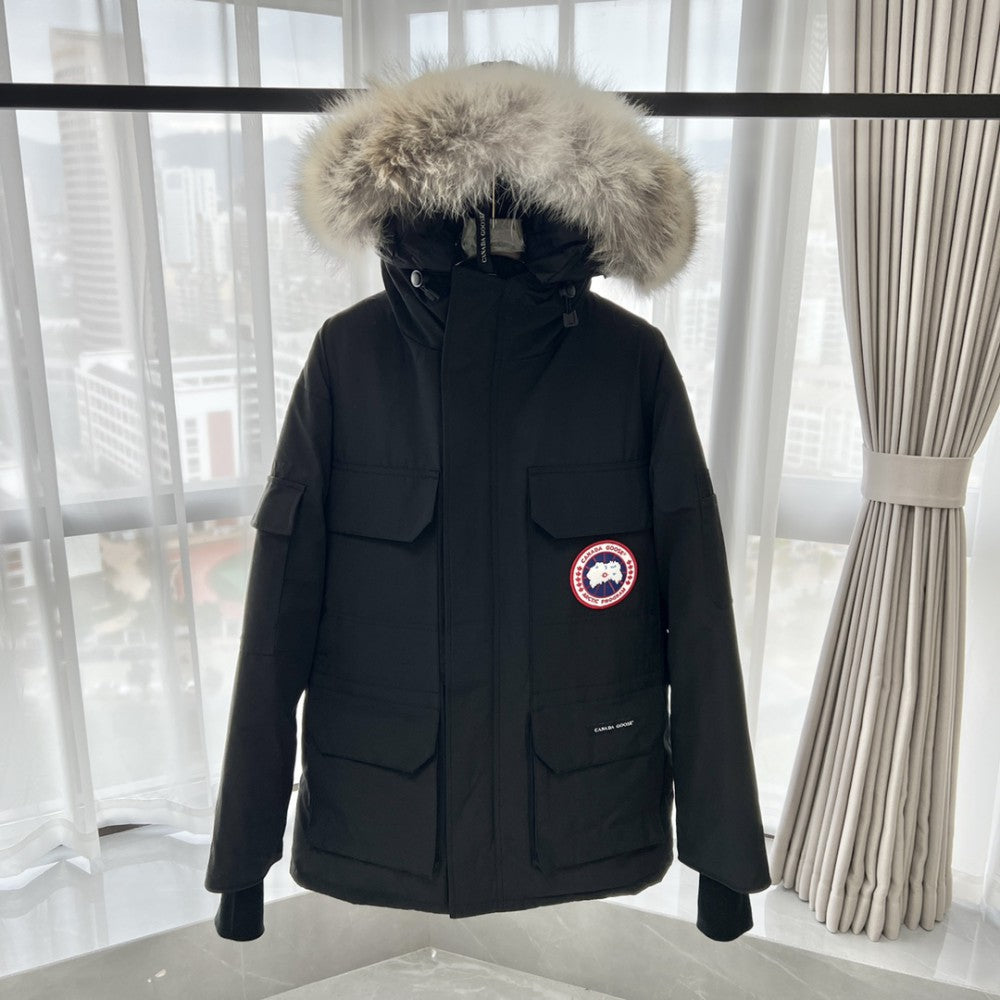 ThermaCore Faux Fur Jacket Black