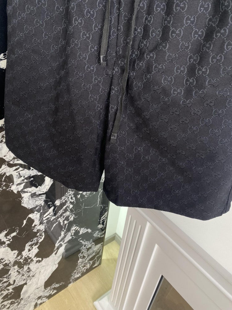 Twin G Jacquard Black Shorts