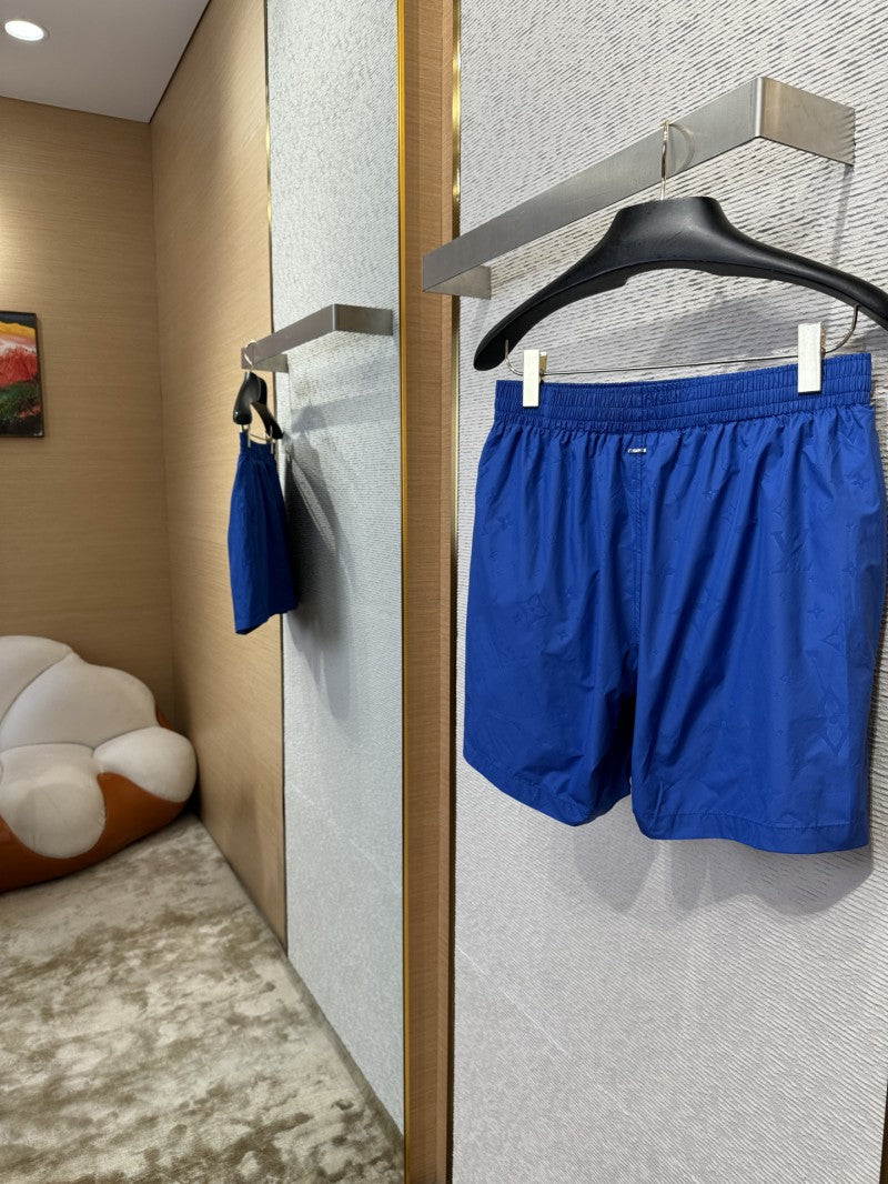 Jacquard Beach Shorts Blue