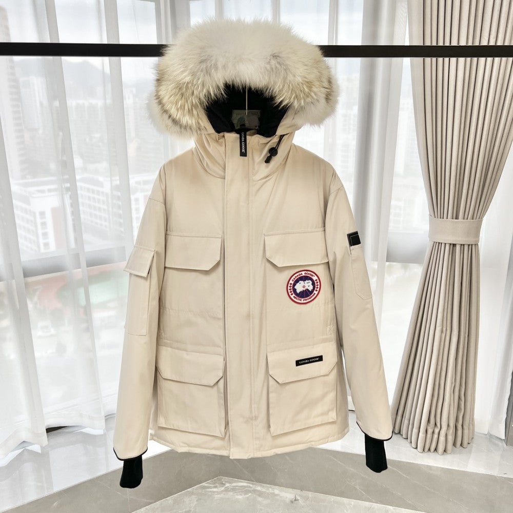 ThermaCore Faux Fur Jacket Beige