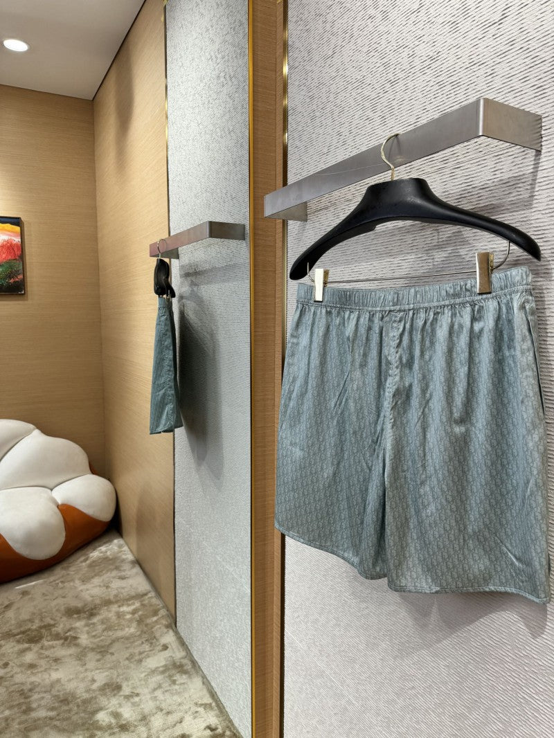 Silk Shorts Green