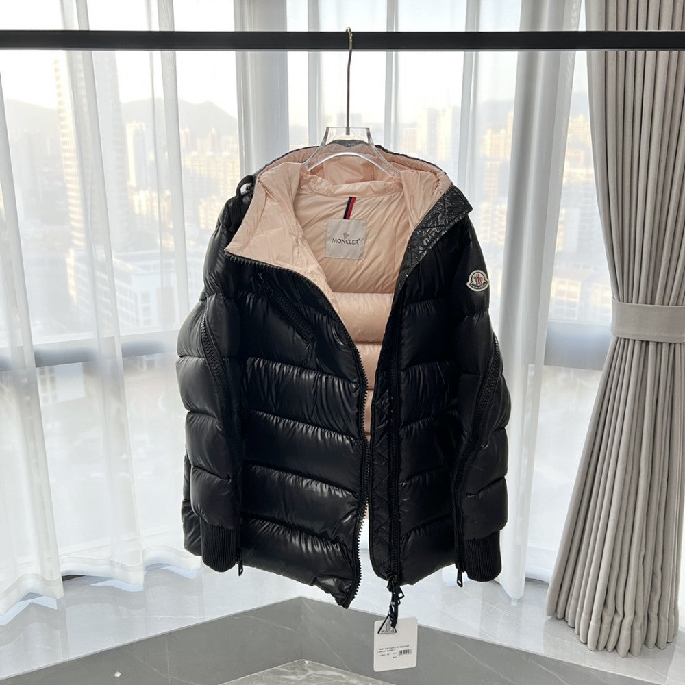 Padded Shine Fit Zip Puffer Jacket