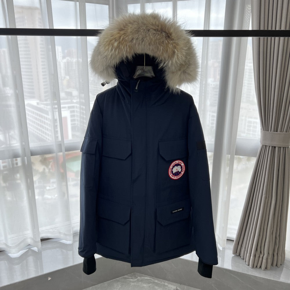 ThermaCore Faux Fur Jacket Navy