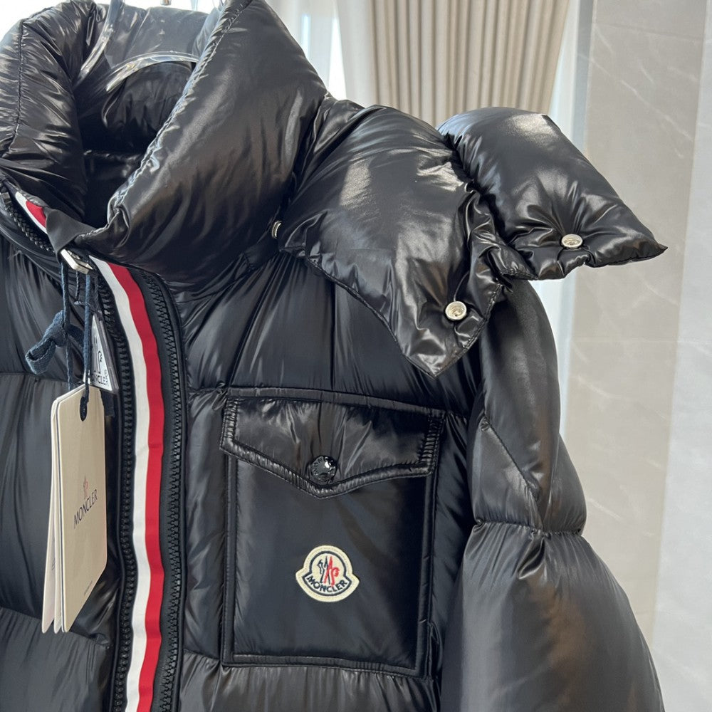 Core Fit Down Fill Red Stripe Jacket
