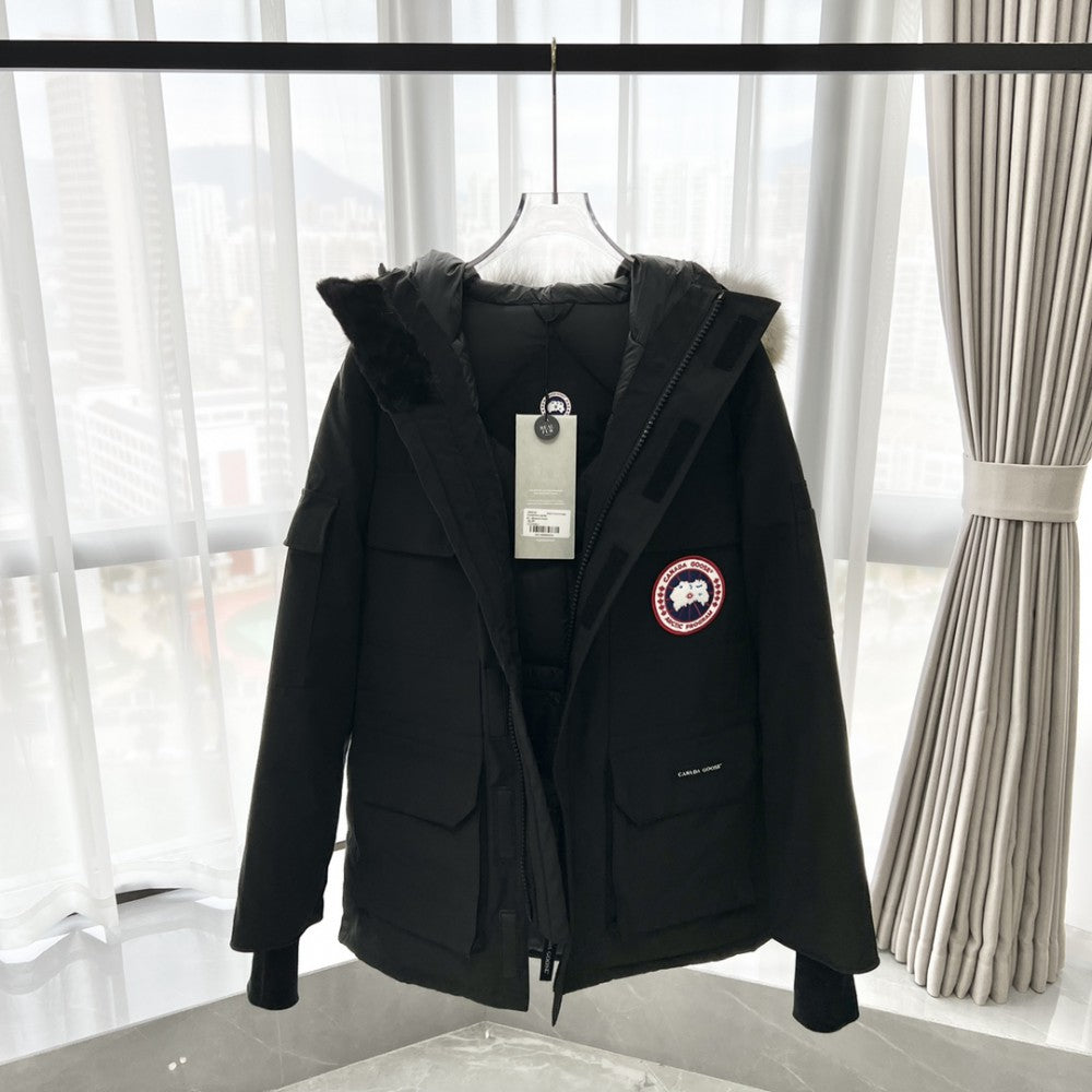 ThermaCore Faux Fur Jacket Black