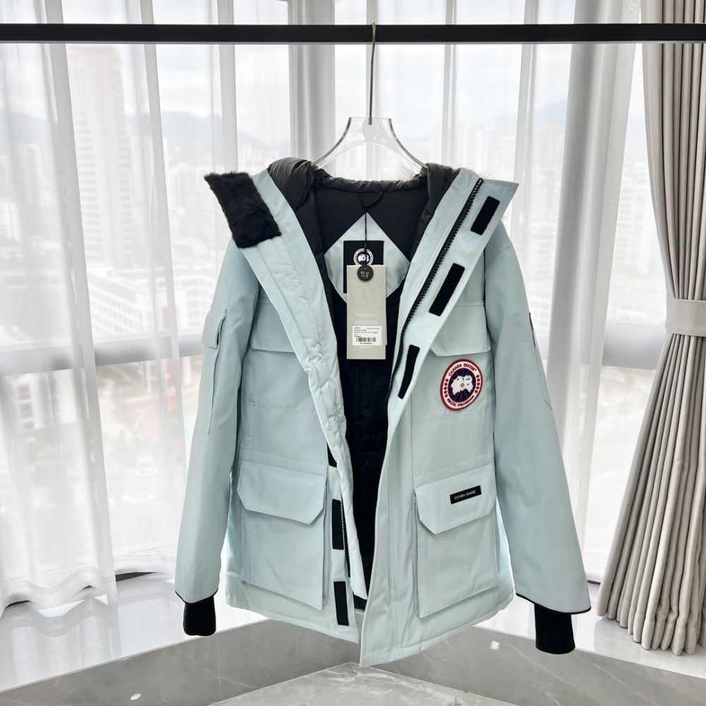 ThermaCore Faux Fur Jacket Blue