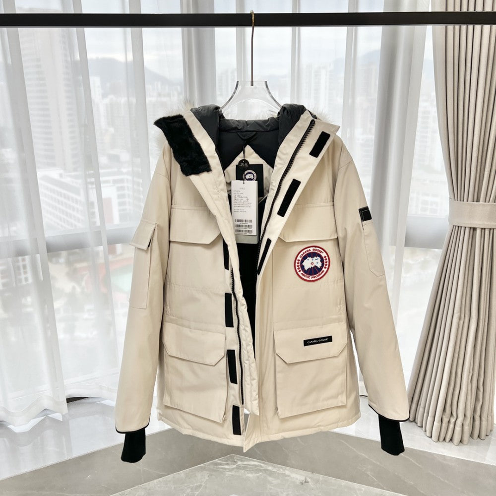 ThermaCore Faux Fur Jacket Beige