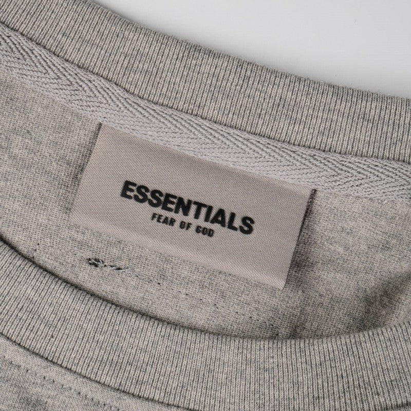 Round Neck Short Sleeve Dark Oatmeal