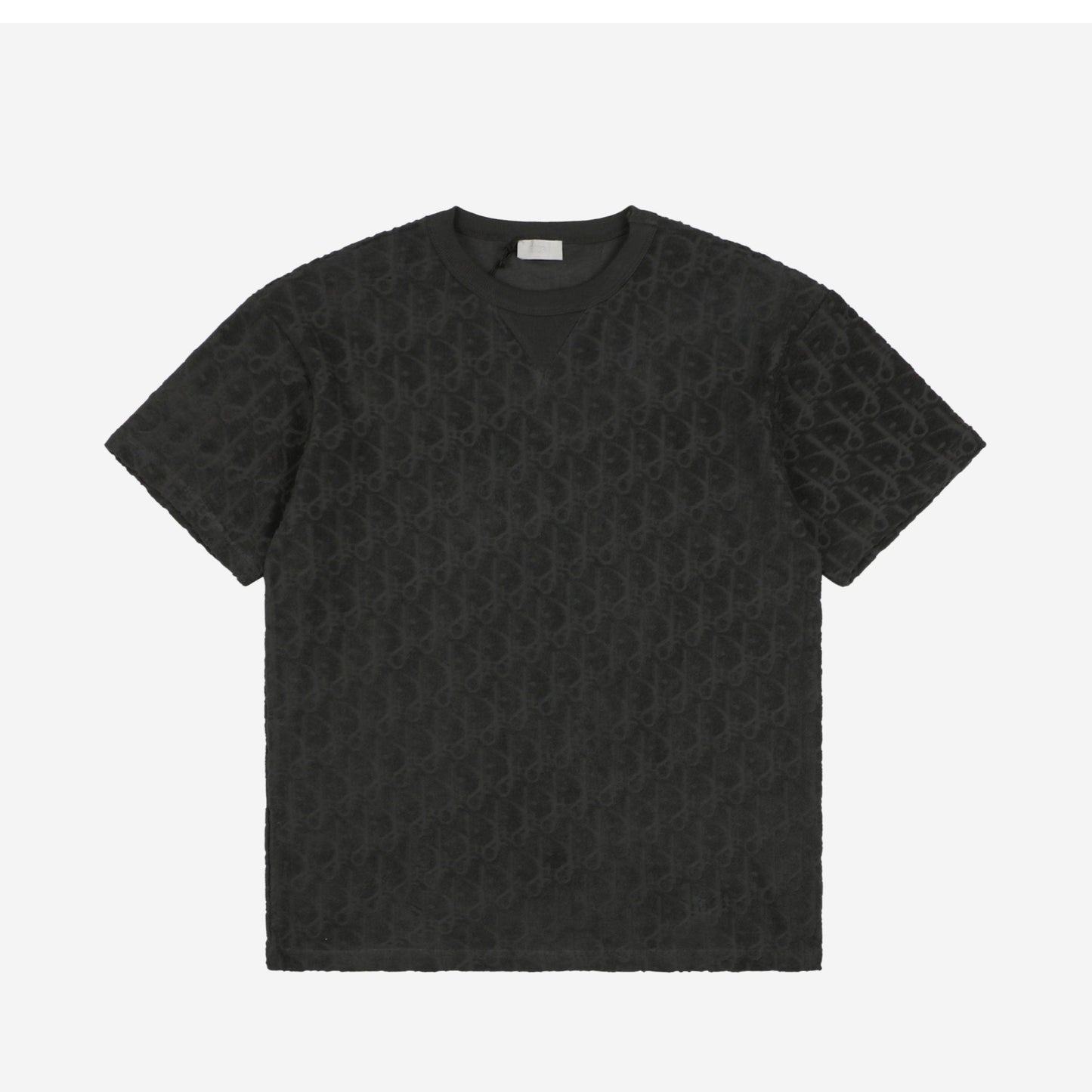 Patterned Black T-Shirt