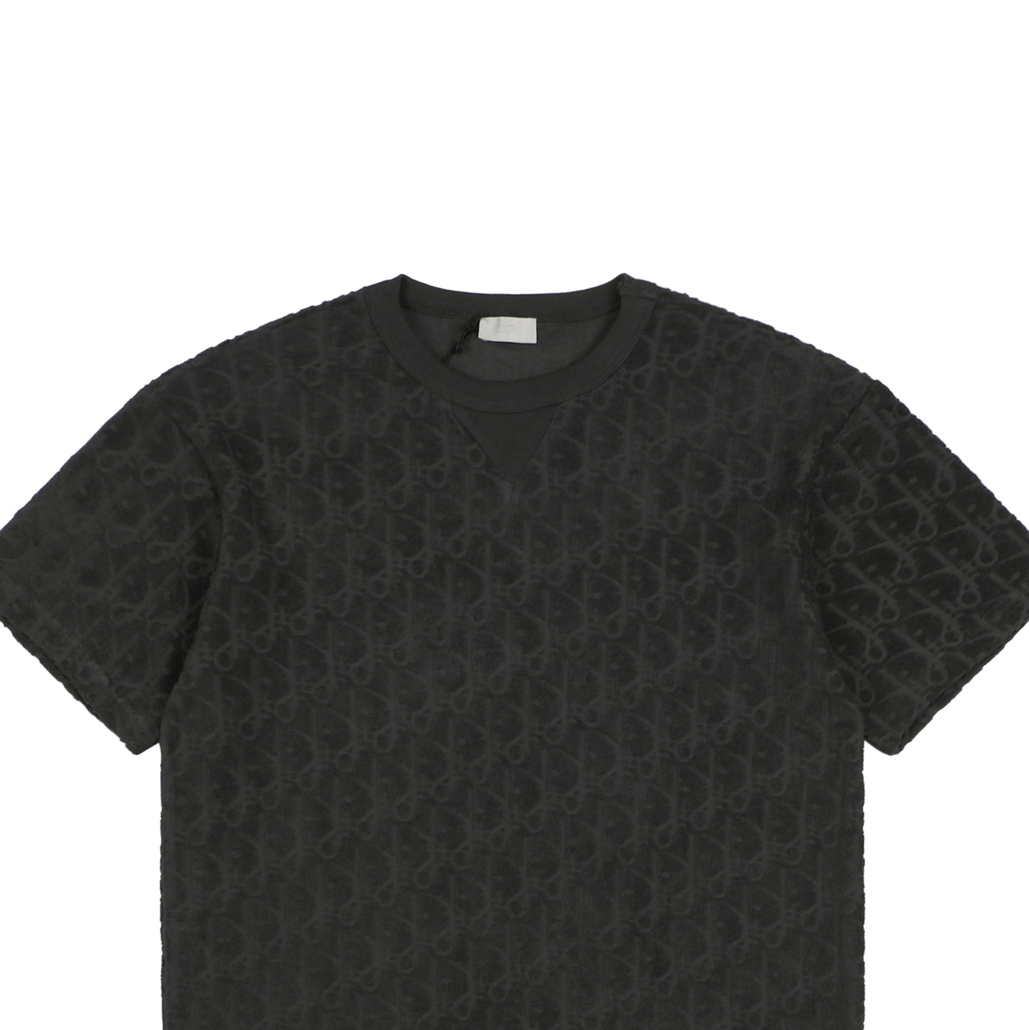 Patterned Black T-Shirt