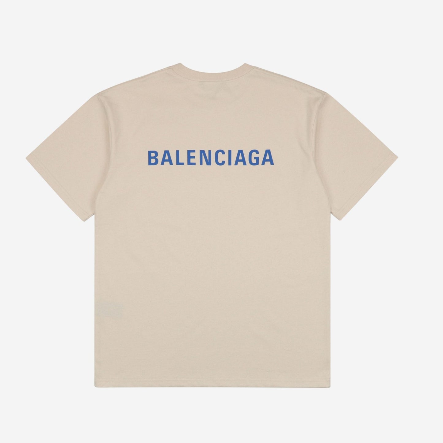 Balenci Logo T-Shirt Beige