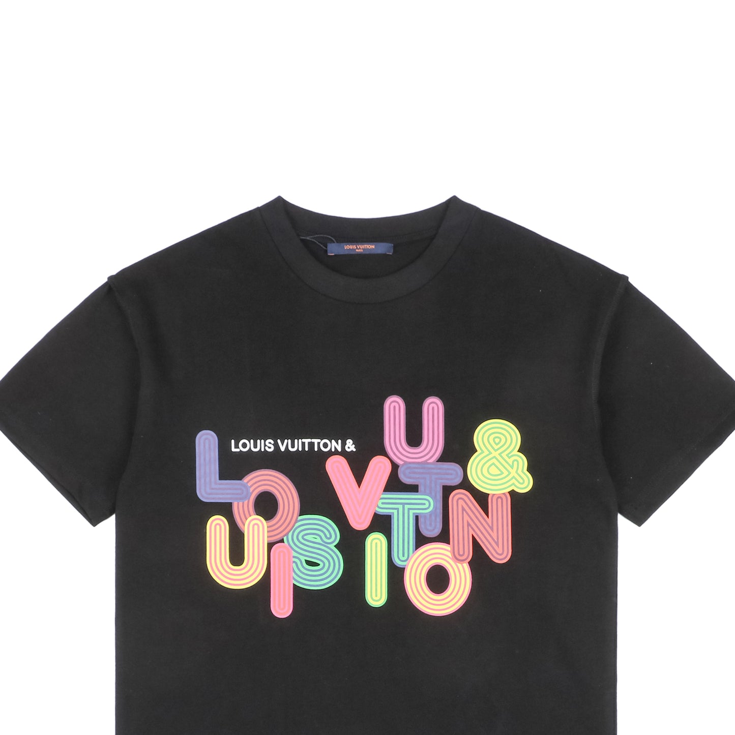 Multi-Coloured Black T-Shirt